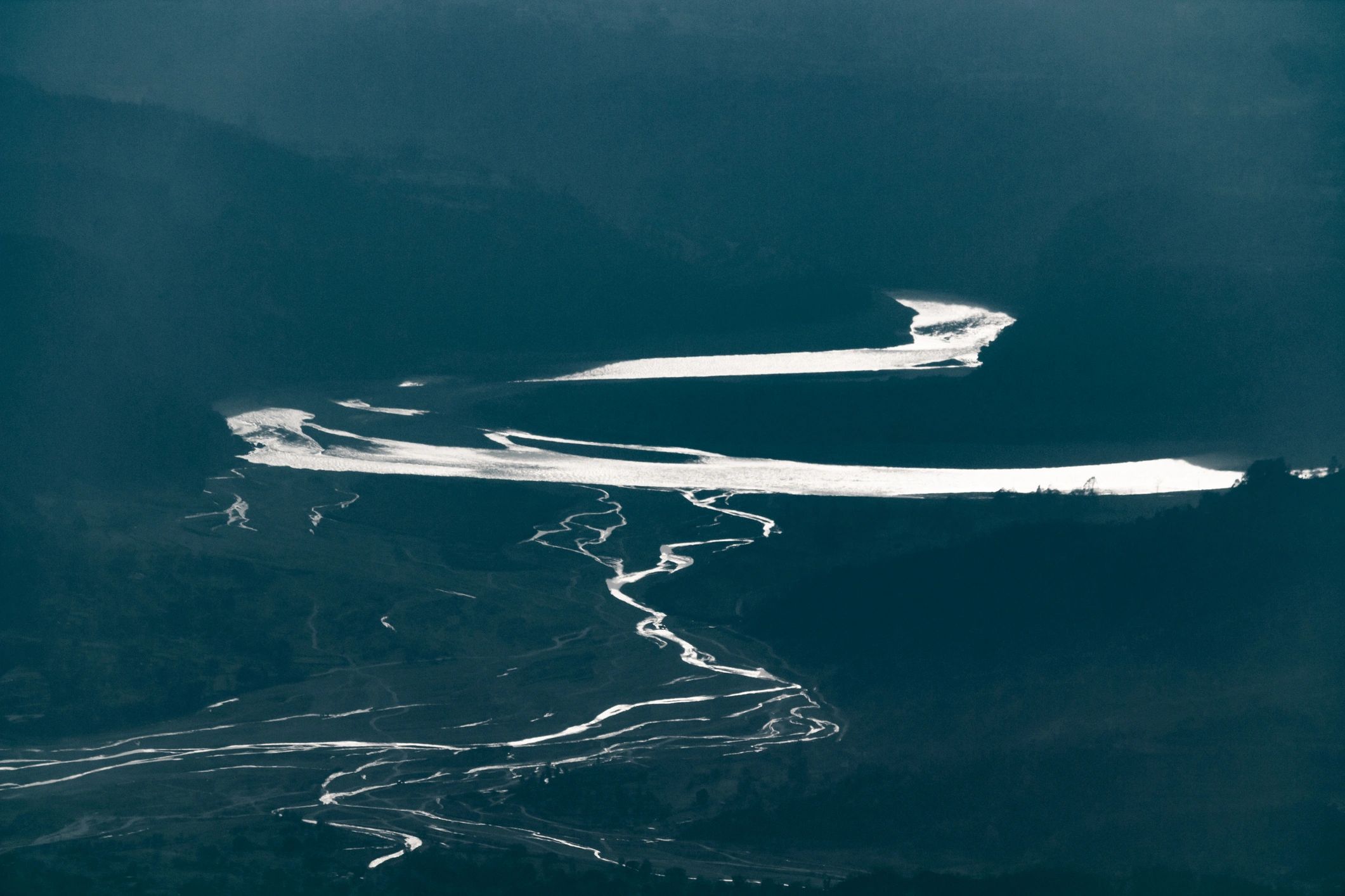 River basin landscape used to represent hydrologic and terrain monitoring
