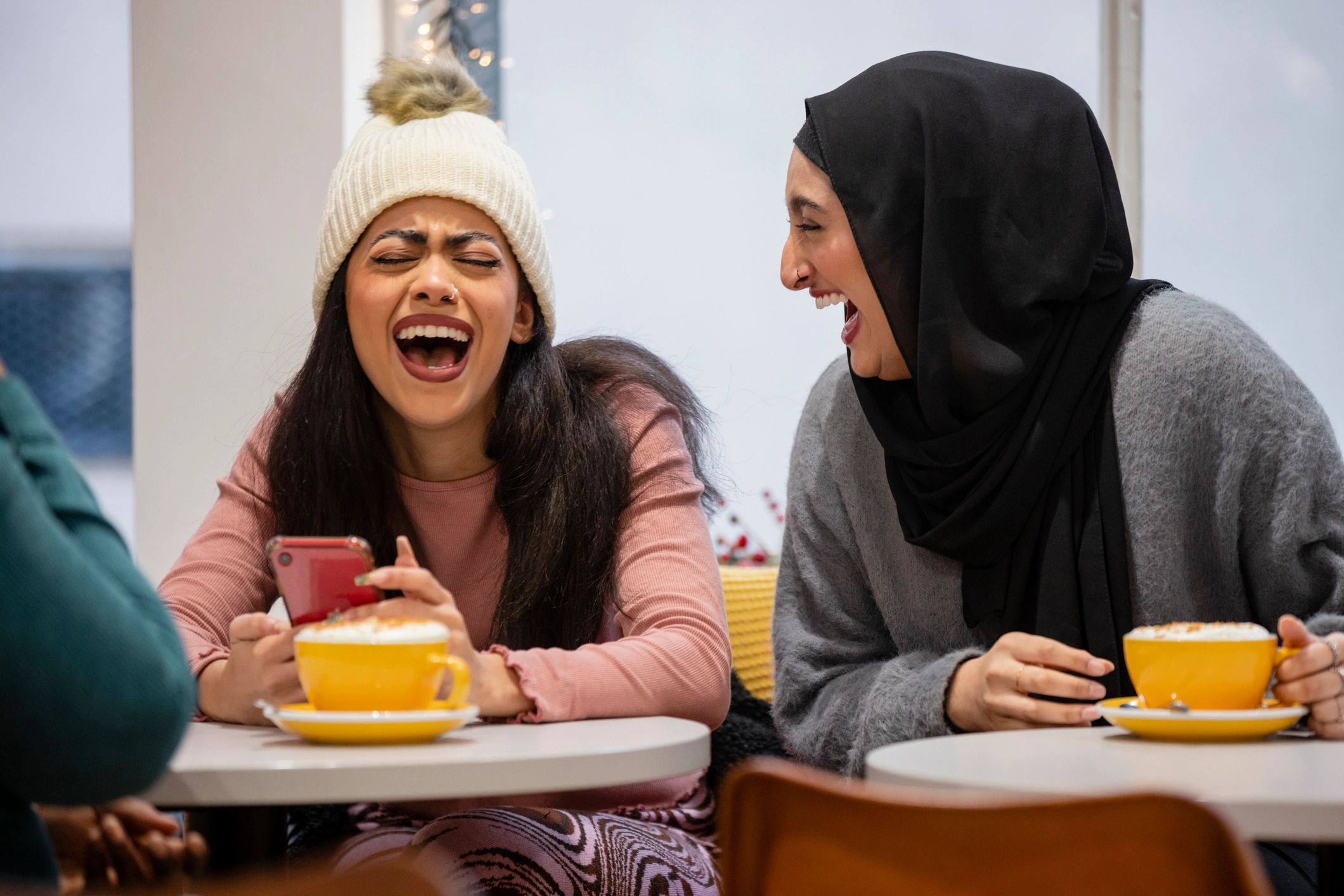 Women in conversation representing support and connection