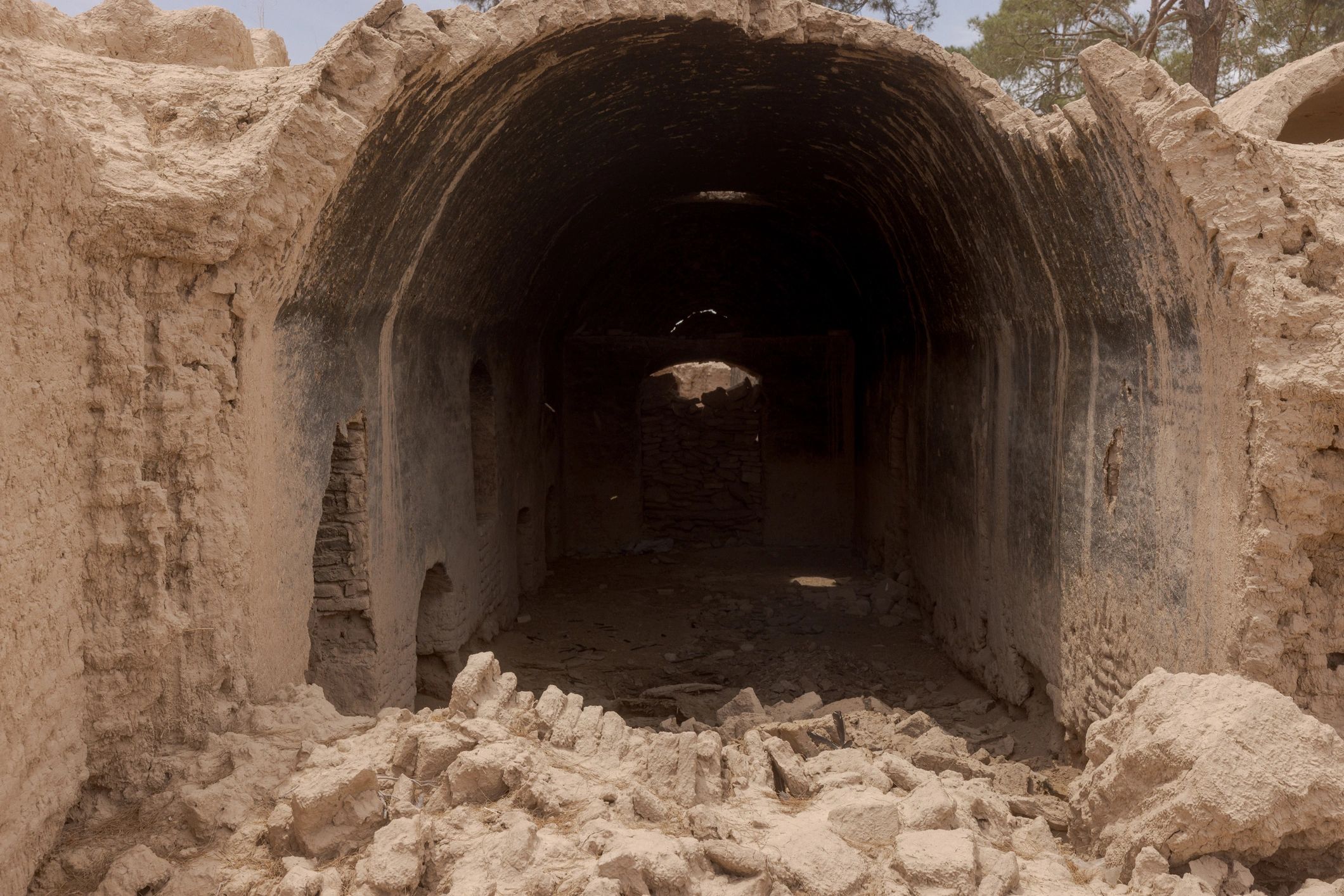 Ancient heritage structure documenting vulnerable cultural sites