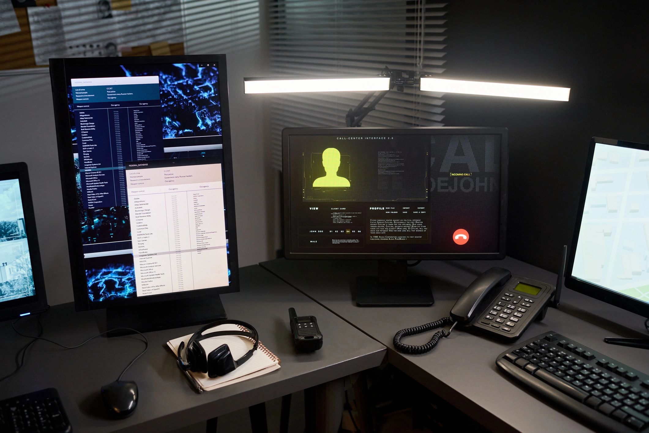Operations workstation supporting scientific monitoring and computational coordination